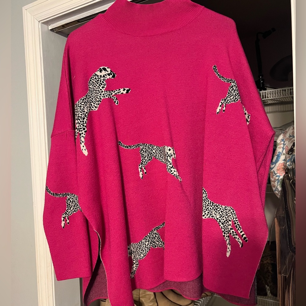 Ashley cheetah print sweater